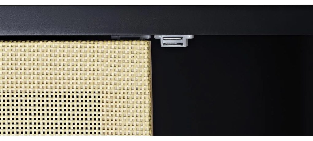 Ντουλάπι DKD Home Decor 80 x 38 x 160 cm Έλατο Φυσικό Μαύρο