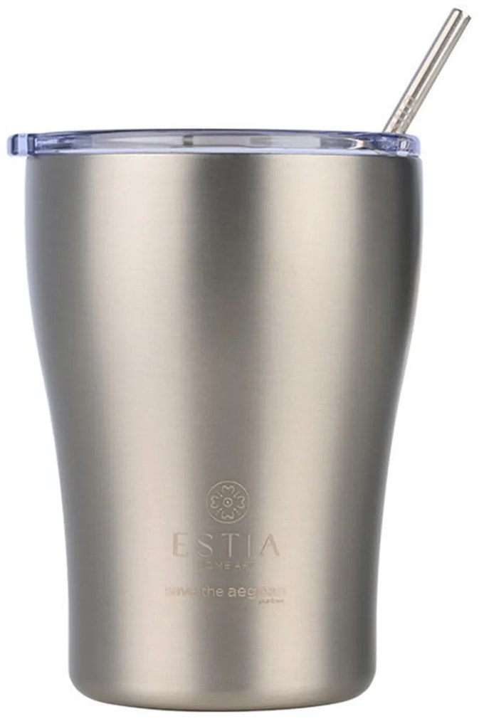 Θερμός Coffee Mug Save The Aegean 350ml Steel Flow Estia 01-31855
