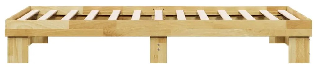 vidaXL Πλαίσιο κρεβατιού χωρίς στρώμα 80x200 cm μασίφ ξύλο δρυς