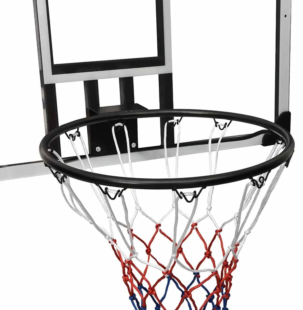 vidaXL Ταμπλό Μπασκέτας Διάφανο 90 x 60 x 2.5 εκ. Πολυανθρακικό