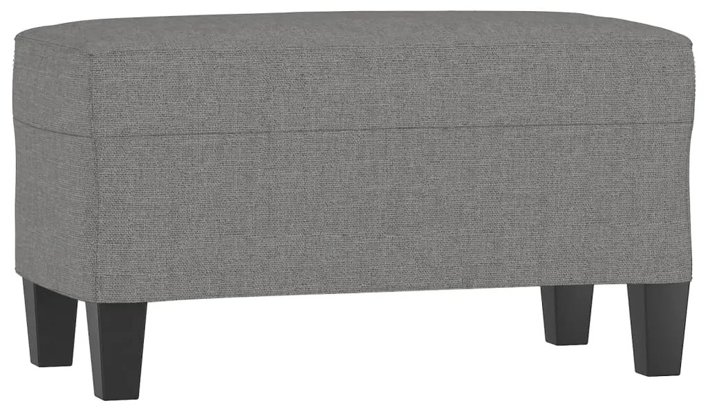 vidaXL Πάγκος Σκούρο Γκρι 70 x 35 x 41 εκ. Υφασμάτινος