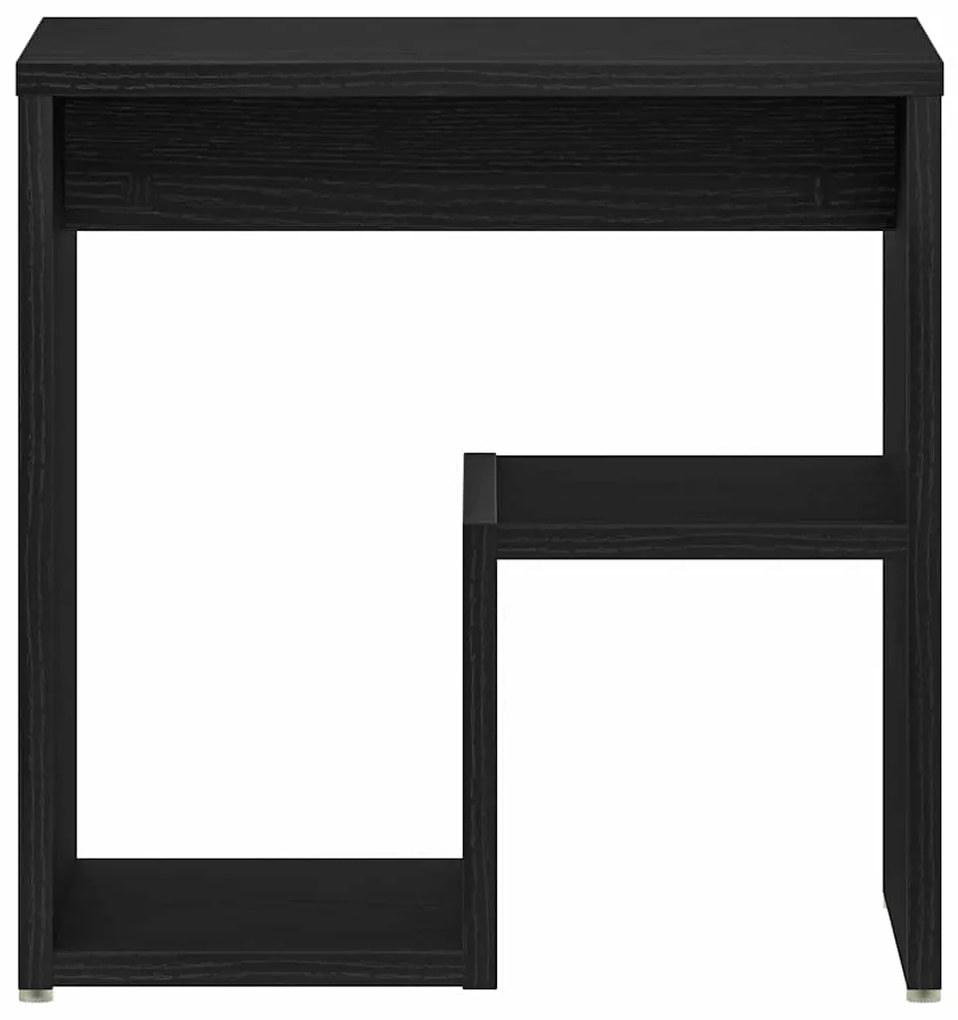 vidaXL Κομοδίνο Μαύρη δρυς 40 x 30 x 40 εκ Επεξεργασμένο ξύλο