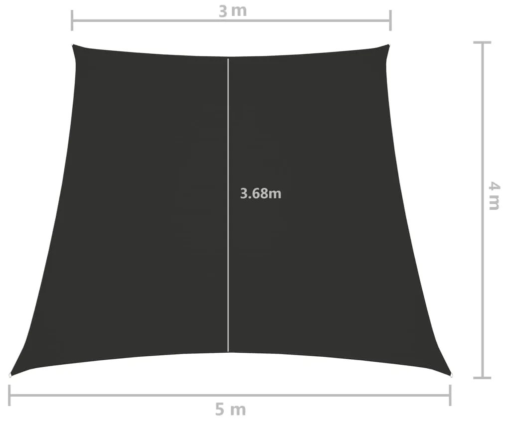 Πανί Σκίασης Τρίγωνο Ανθρακί 3/5x43 μ. από Ύφασμα Oxford 135133