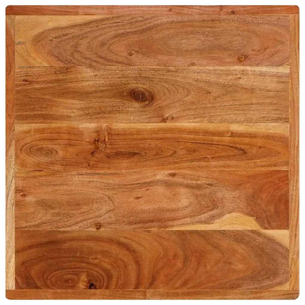 vidaXL Τραπέζι μπιστρό Καφέ 50 x 50 x 76 εκ Μασίφ ξύλο ακακίας
