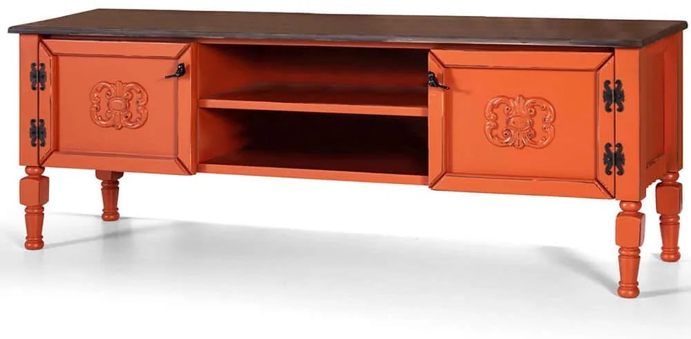 Έπιπλο Τηλεόρασης Ada 472PHL1108 150x50x40cm Orange