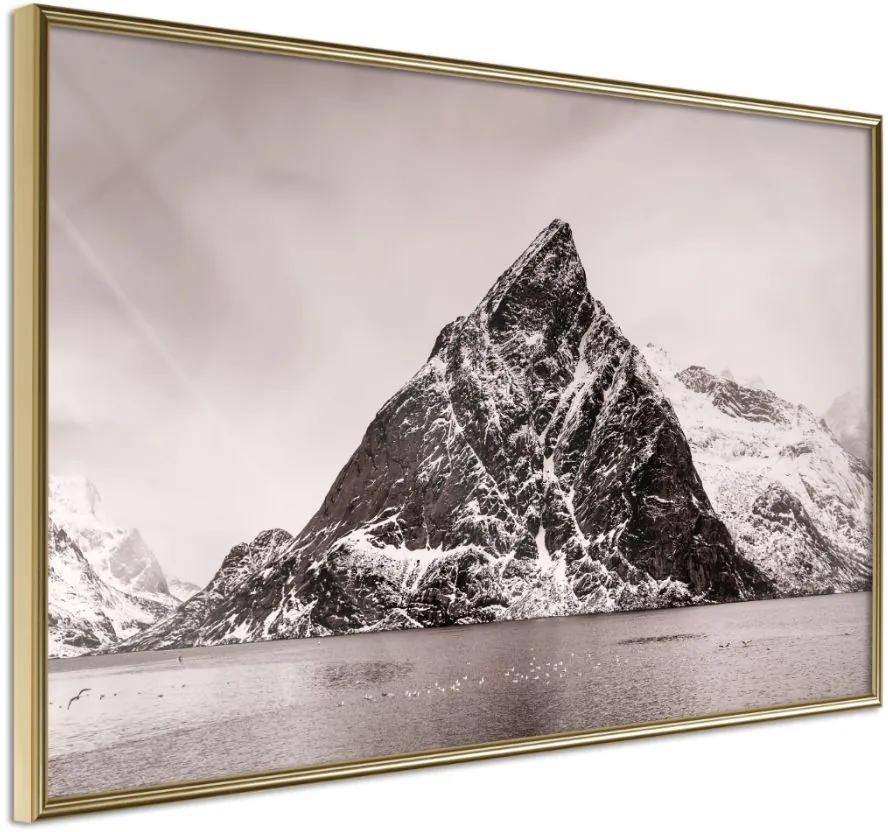 Αφίσα - Stark Landscape - 90x60 - Χρυσό - Χωρίς πασπαρτού