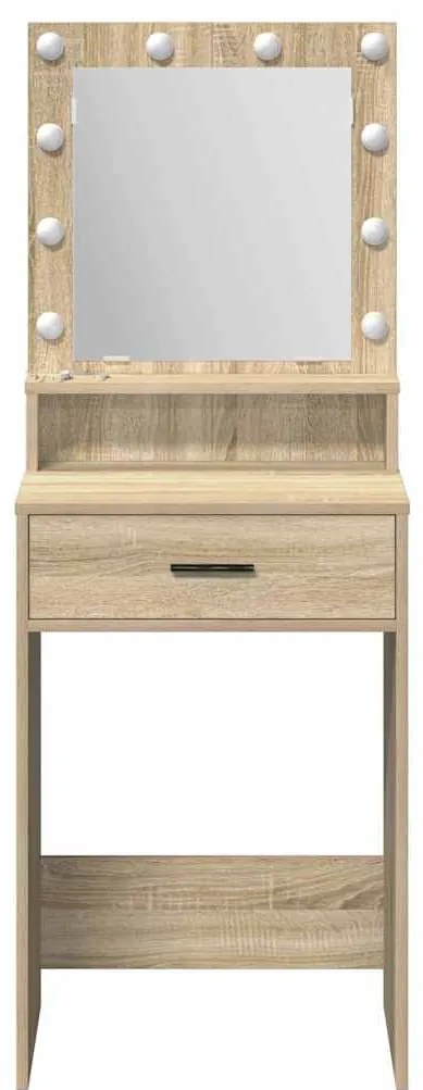 vidaXL Κομοδίνο Sonoma Δρυς 50 x 41 x 135 εκ Επεξεργασμένο ξύλο