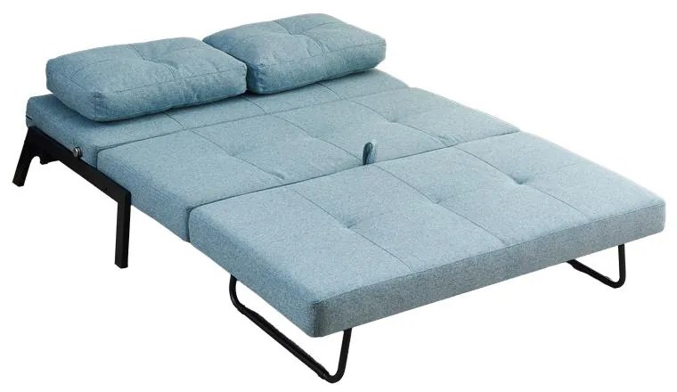 Καναπές - Kρεβάτι Hafrene Ύφασμα Πετρόλ 151x94x71 εκ. 151x94x71 εκ.