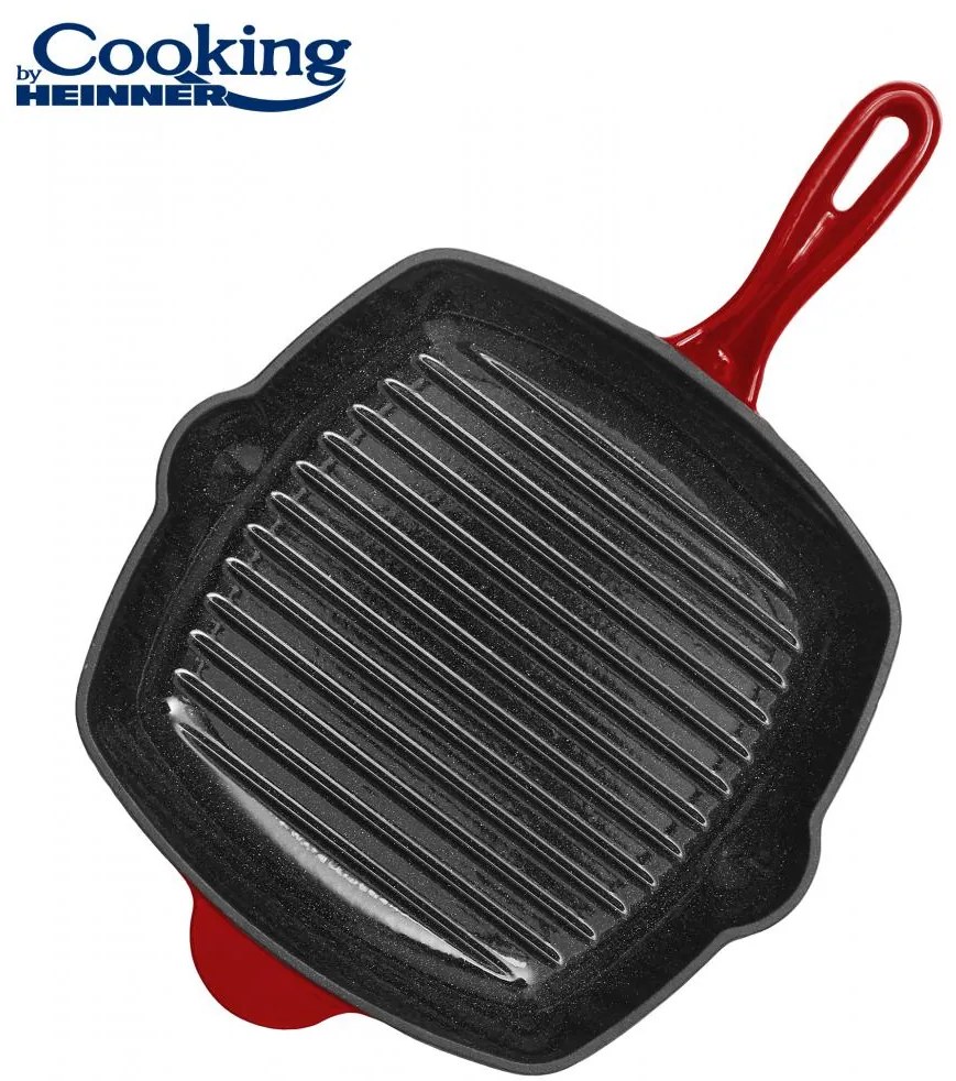 Heinner HR-KN-G26 Γκριλιέρα από Μαντέμι 26.5X4.5 CM, RED LINE