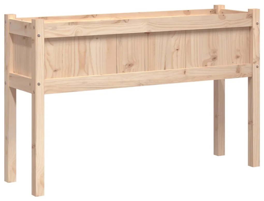 vidaXL Ζαρντινιέρες με Πόδια 110 x 31 x 70 εκ. από Μασίφ Ξύλο Πεύκου