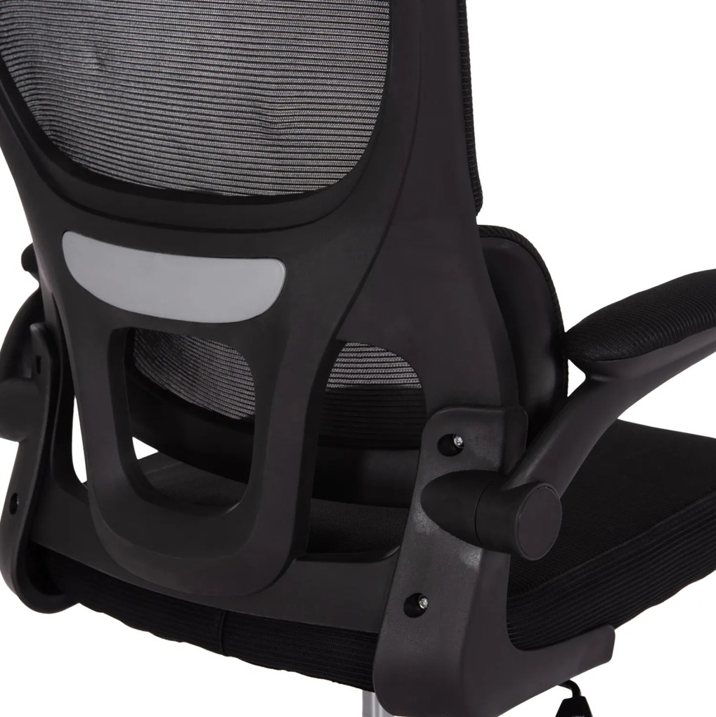 ΚΑΡΕΚΛΑ ΓΡΑΦΕΙΟΥ BASTON HM18236.01 ΜΑΥΡΟ MESH & PP ΣΚΕΛΕΤΟΣ 64x60x117-127Υεκ.