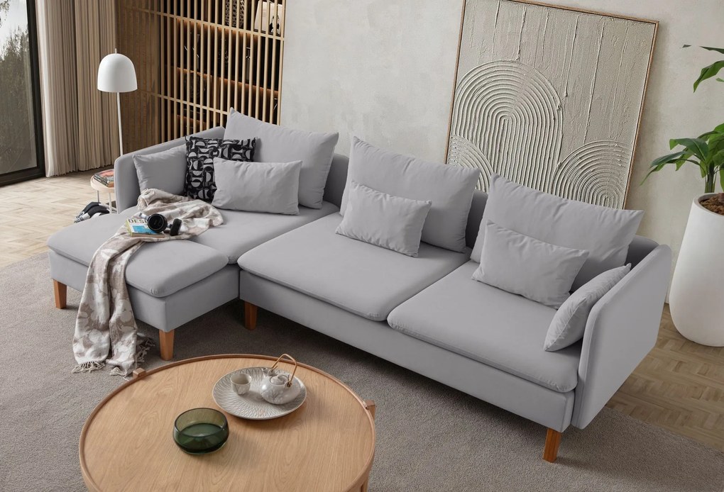 Corner Sofa Flexy Relax - Grey Grey