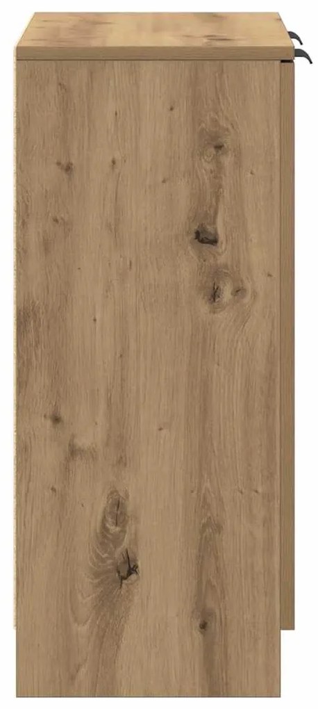 vidaXL Μπουφές Αρτισιανή Δρυς 60 x 30 x 70 εκ. από Επεξεργασμένο Ξύλο