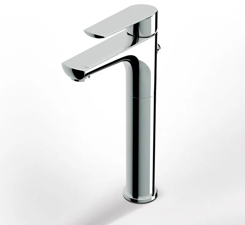 Eurorama Klint Chrome Μπαταρία Νιπτήρος Υψηλή, με Aυτόματη Bαλβίδα 142310P-100