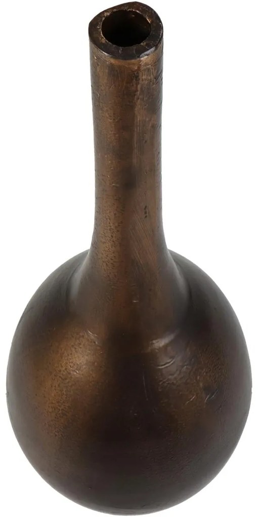 Βάζο ArteLibre Μπρονζέ Αλουμίνιο 15x15x45cm
