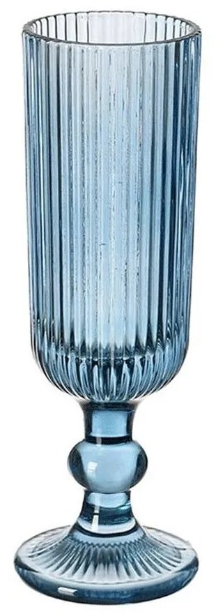 Ποτήρι Σαμπάνιας 029.84924 160ml 6x18,4cm Blue Glass