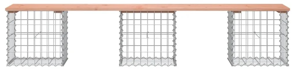 vidaXL Πάγκος Κήπου Συρματοκιβώτιο 203x44x42 εκ. Μασίφ Ψευδοτσούγκα