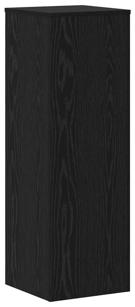 vidaXL Βάση φυτών 2 pcs Μαύρη δρυς 33 x 33 x 100 cm Επεξεργασμένο ξύλο