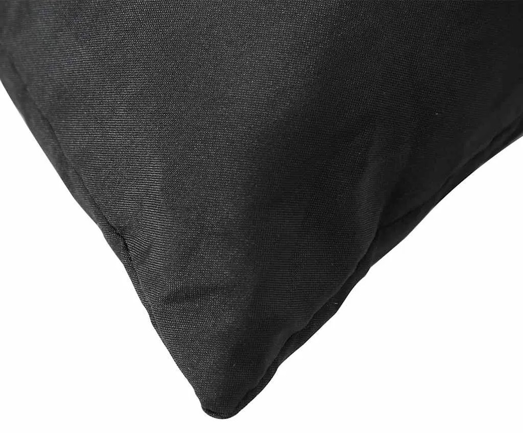 vidaXL Μαξιλάρια παλετών 3 τμχ Μαύρο από ύφασμα Oxford