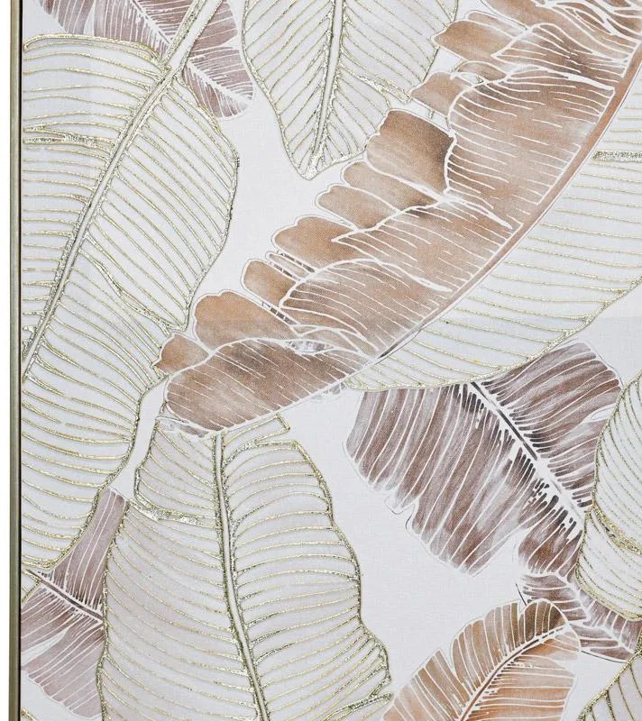 Πίνακας σε Καμβά FL247424 Fylliana με Πλαστικό Πλαίσιο σε Χρυσό και Λευκό 60x4x80εκ.