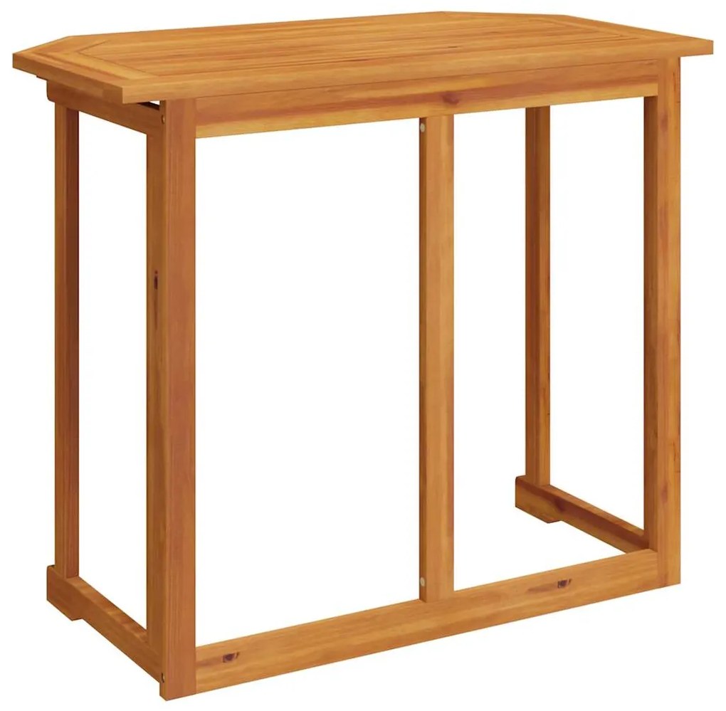 vidaXL Τραπέζι Bistro 90 x 50 x 75 εκ. από Μασίφ Ξύλο Ακακίας