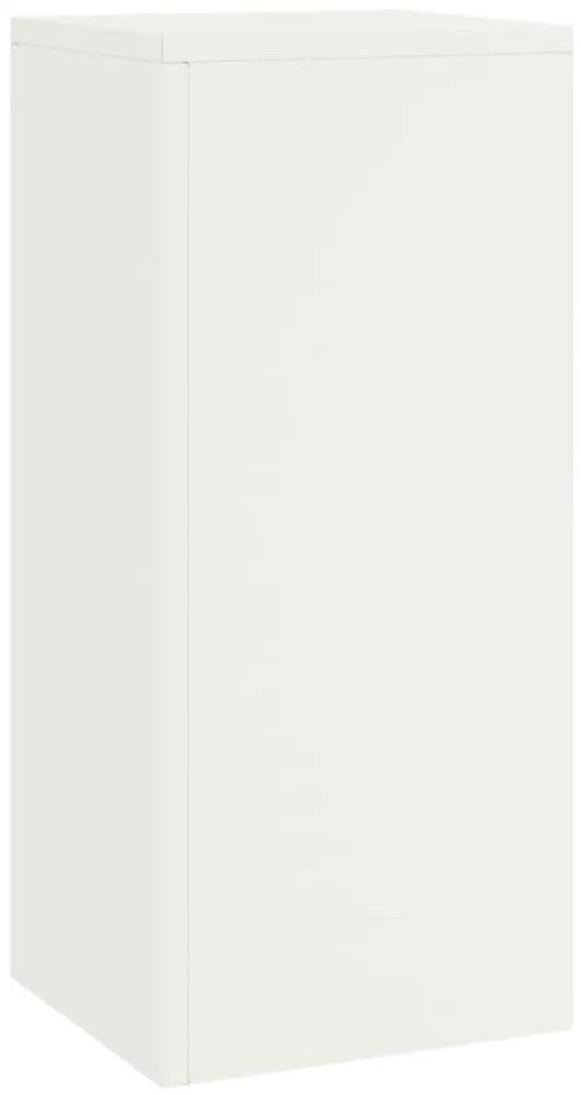 vidaXL Στήριξη φυτών 2 pcs Λευκό 24 x 24 x 55 εκ. Ατσάλι
