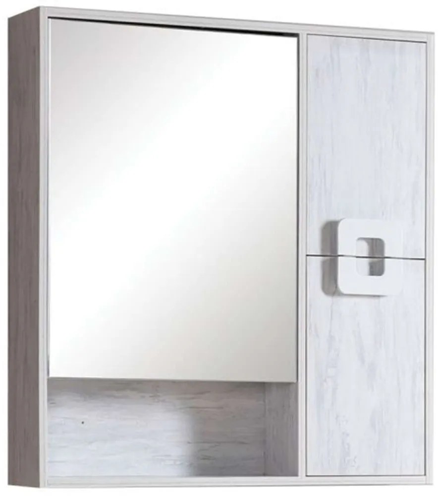 Καθρέπτης Μπάνιου Με Ντουλάπι Hotel 41-2130 80x13x80cm Sky Gloria PVC