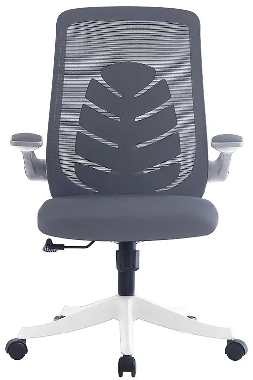 Καρέκλα γραφείου εγρασίας Enrich pakoworld ύφασμα mesh γκρι