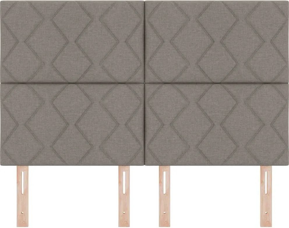 vidaXL Κεφαλάρι Taupe ύφασμα