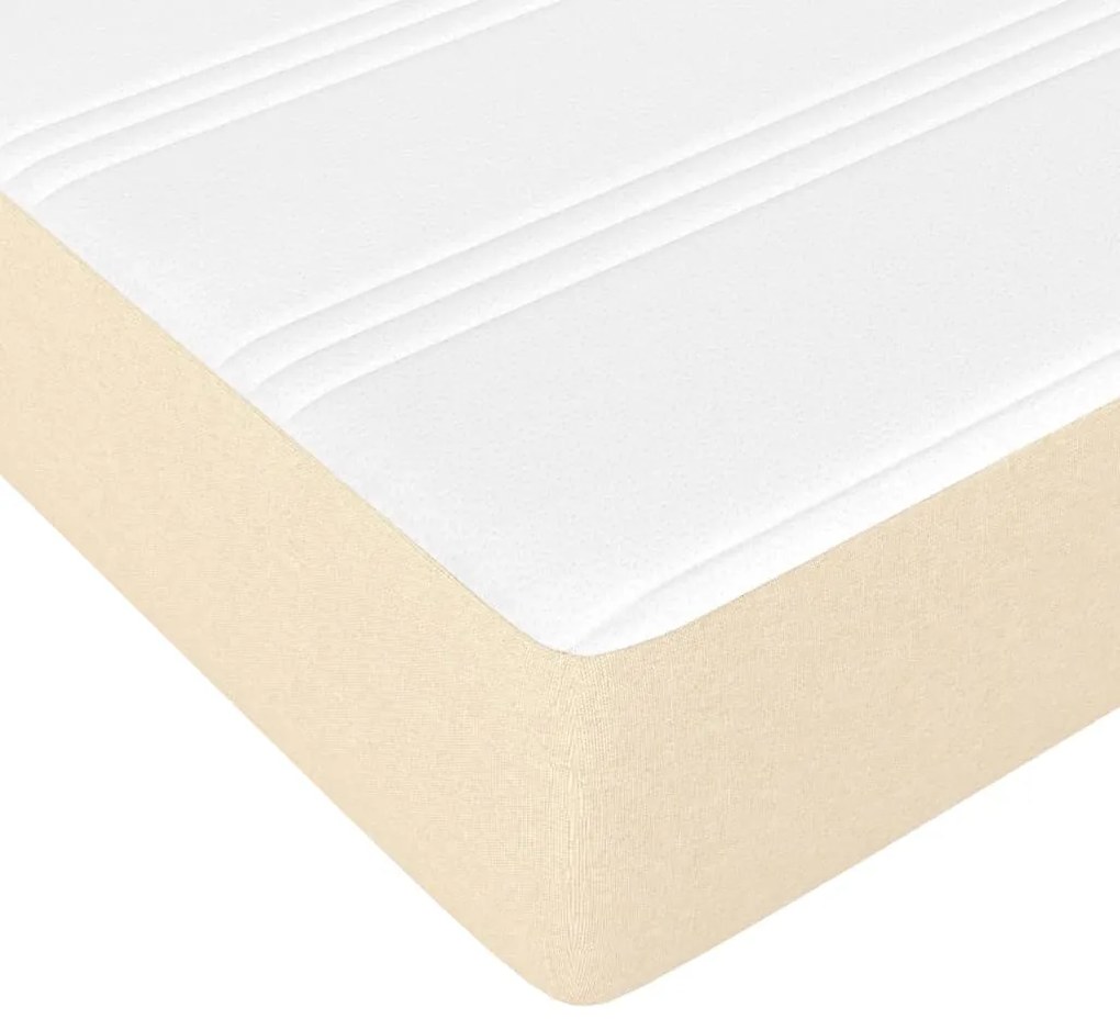 ΚΡΕΒΑΤΙ BOXSPRING ΜΕ ΣΤΡΩΜΑ ΚΡΕΜ 90X190 ΕΚ.ΥΦΑΣΜΑΤΙΝΟ 3144140