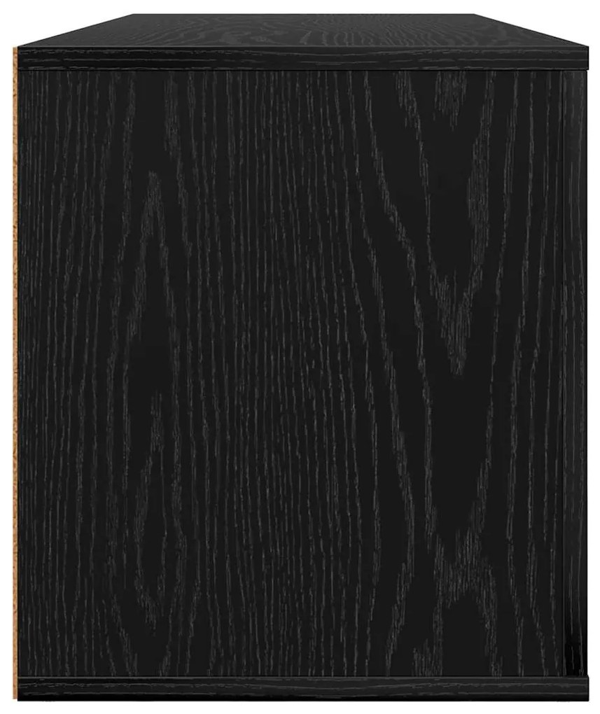 vidaXL Ντουλάπι TV Μαύρη Οξυά 100 x 35 x 40 εκ Επεξεργασμένο ξύλο