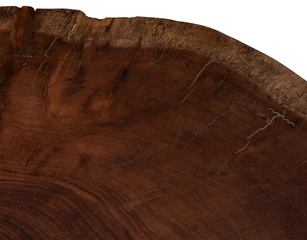 ΤΡΑΠΕΖΙ ΣΑΛΟΝΙΟΥ BRIGGS ΜΕ ΞΥΛΟ ΑΚΑΚΙΑΣ HM8776.11 80-87x50-83x40Yεκ.