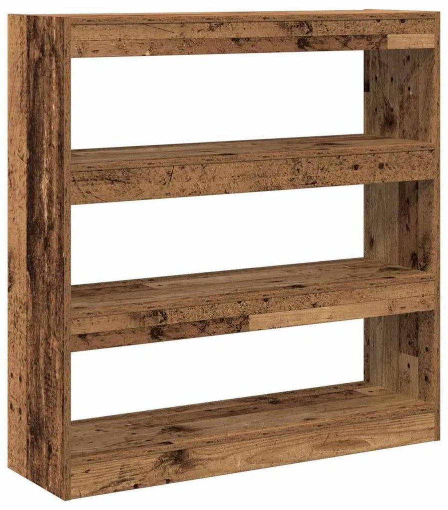 vidaXL Βιβλιοθήκη Παλαιό ξύλο 100 x 30 x 103 εκ. Επεξεργασμένο ξύλο