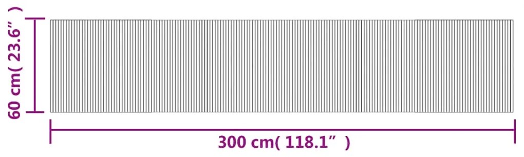 ΧΑΛΙ ΟΡΘΟΓΩΝΙΟ ΑΝΟΙΧΤΟ ΦΥΣΙΚΟ 60 X 300 ΕΚ. ΜΠΑΜΠΟΥ 376723