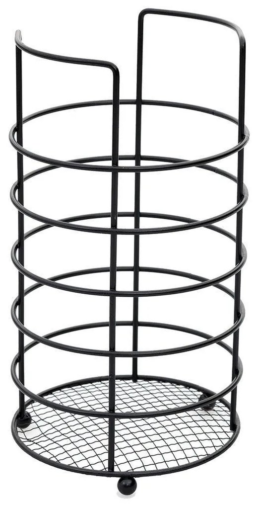 ESTIA ΚΟΥΤΑΛΟΘΗΚΗ METAL BLACK ΜΕΤΑΛΛΙΚΗ 21x11cm ΜΑΥΡΗ
