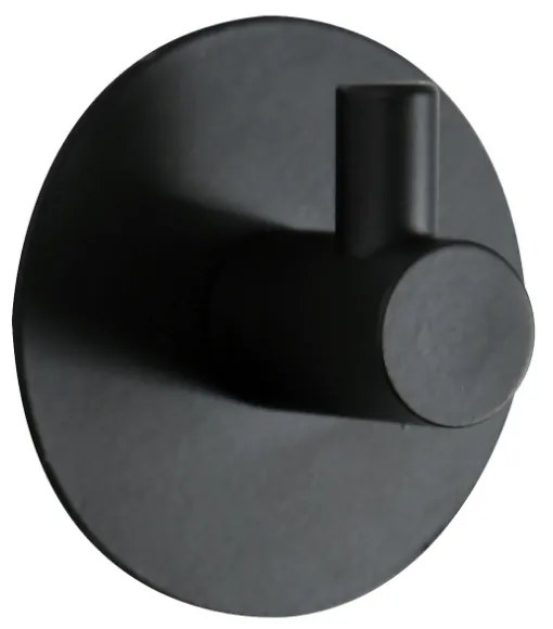 Κρεμαστράκι Τοίχου (Φ5) Bathdeco Meti Round Black