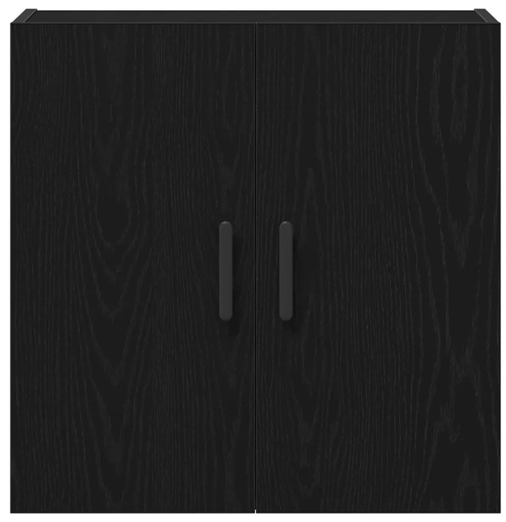 vidaXL Ντουλάπα Τοίχου Μαύρη δρυς 60 x 31 x 60 εκ. Επεξεργασμένο ξύλο