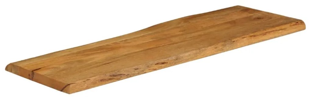 vidaXL Επιφάνεια Τραπεζιού 140x40x3,8 εκ. Live Edge Μασίφ Ξύλο Μάνγκο