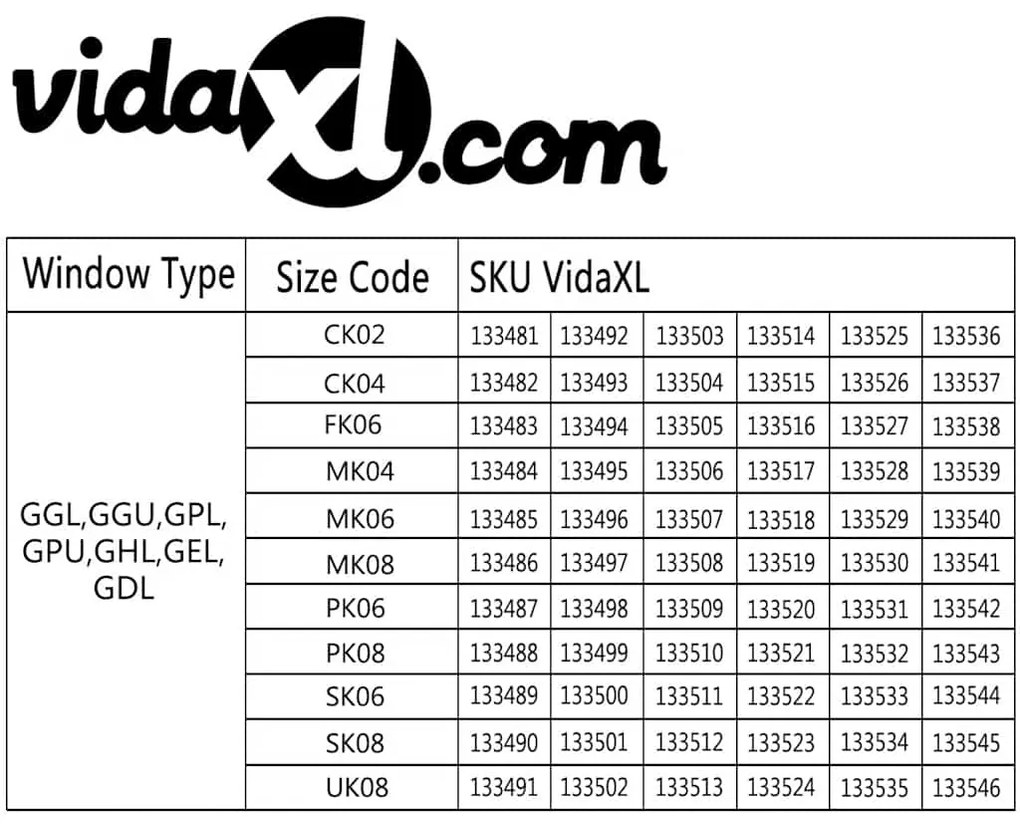 vidaXL Στόρι Ρόλερ Συσκότισης (Blackout) Μαύρο SK06