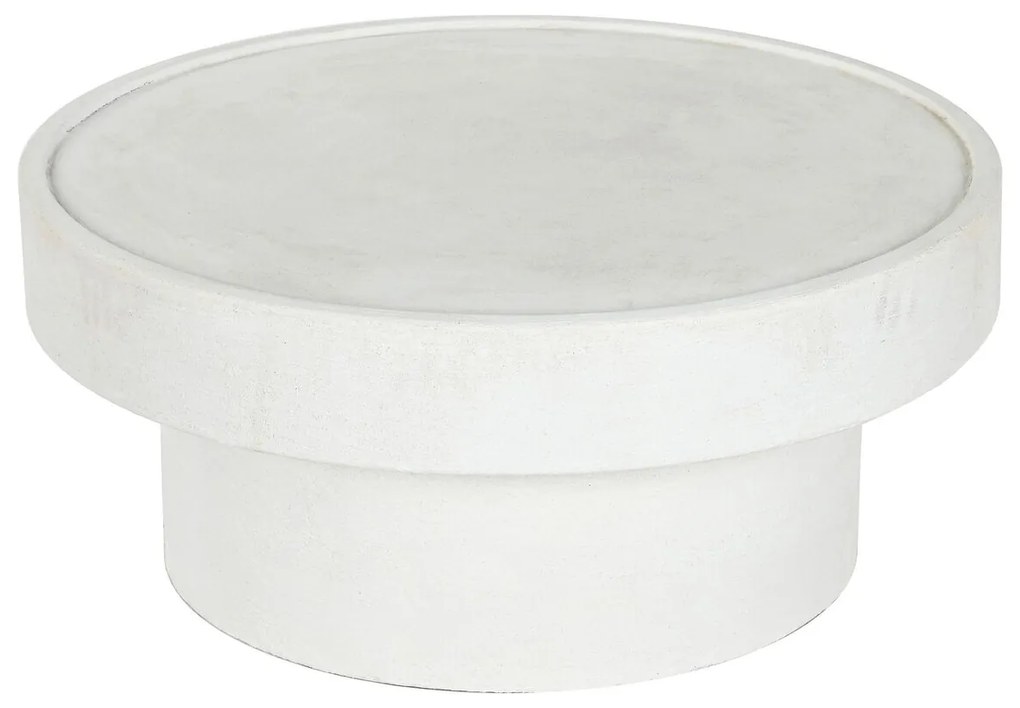 Τραπεζάκι Καφέ Home ESPRIT Λευκό 79 x 79 x 35 cm