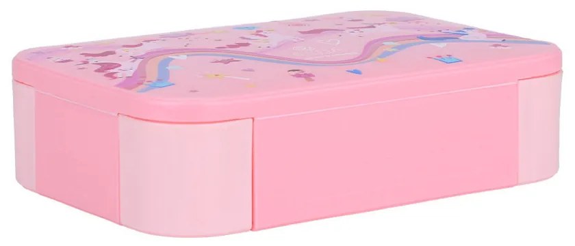 Φαγητοδοχείο Παιδικό 3 Θέσεων Πλαστικό 900ml-19,1x13x5εκ. Rainbow Dreams Save The Aegean Estia 01-34351