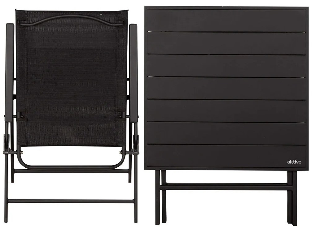 Σετ Τραπέζι με 2 Καρέκλες Aktive 75 x 70 x 75 cm (3 Τεμάχια)