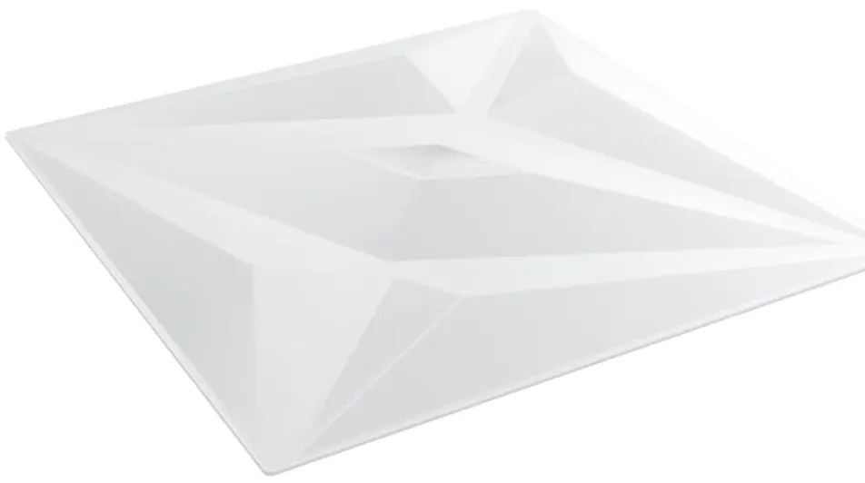 vidaXL Πάνελ Τοίχου 24 Τεμ. Σχέδιο Αστέρι Λευκά 50x50 εκ. 6 μ² από XPS