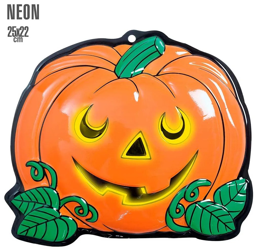 Halloween 3D Neon Διακοσμητικό Τοίχου 25x22cm 311830
