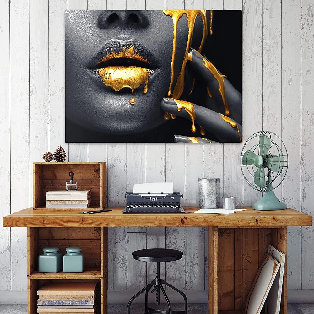 Πίνακας σε Καμβά Golden Face KNV1611 65cm x 95cm