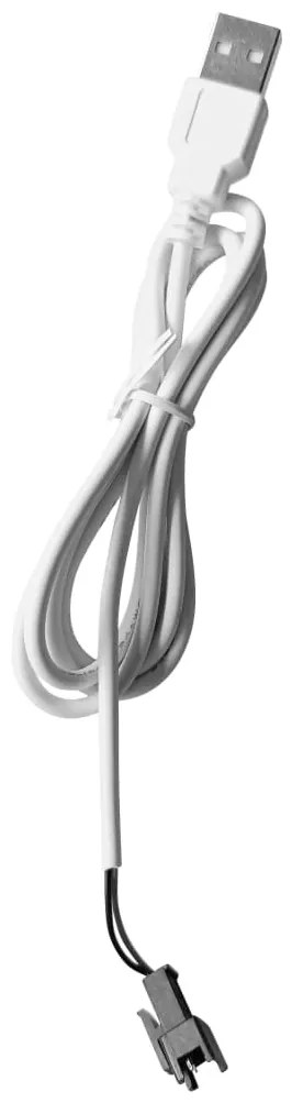 vidaXL Καθρέφτης Μπάνιου με Ντουλάπι &amp; LED Λαμπερό Λευκό 50x13x70 εκ.