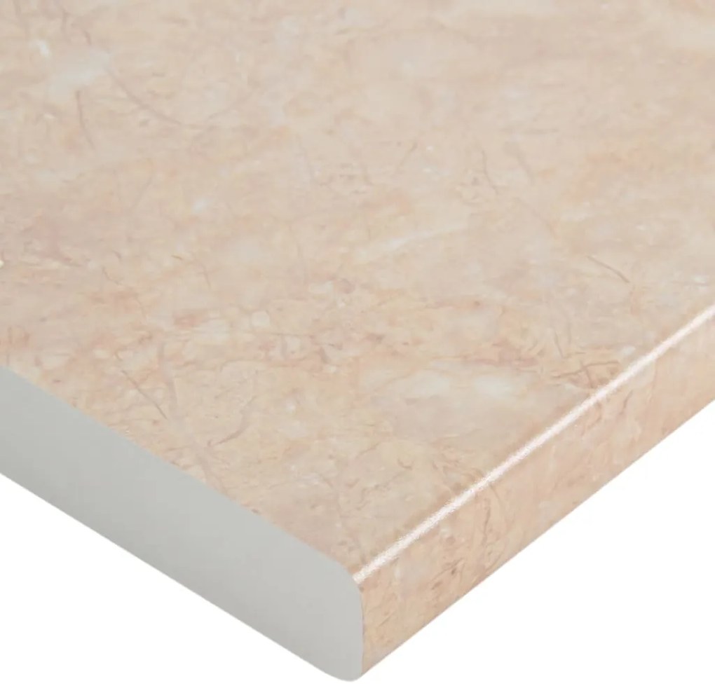 vidaXL Πάγκος Κουζίνας Μπεζ με Υφή Μαρμάρου 40x60x2,8 εκ Μοριοσανίδα