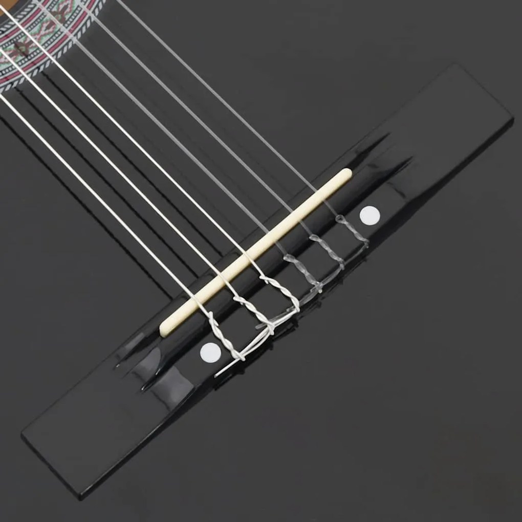 vidaXL Κιθάρα Western Classical Cutaway με 6 Χορδές Μαύρη 38&quot;