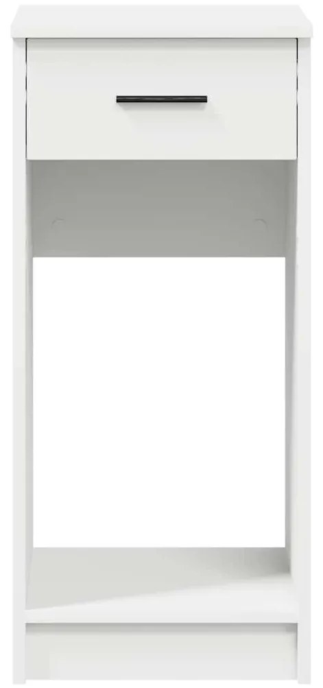 vidaXL Πύργος υπολογιστή με συρτάρι Λευκό 35x45x77 cm