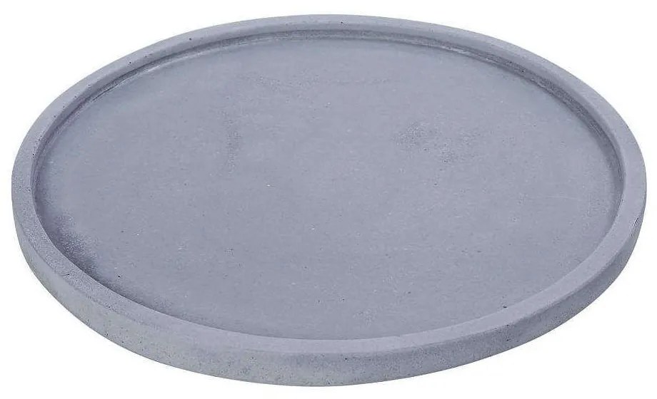 Διακοσμητική Πιατέλα Στρογγυλή TZU101 25x2cm Light Blue Espiel Cement